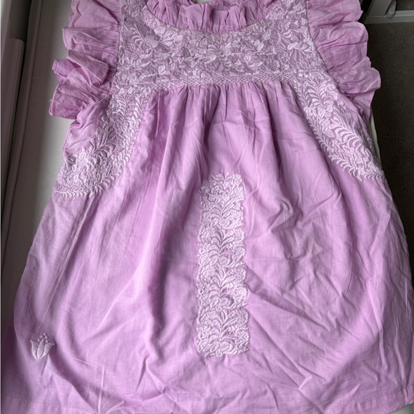 Purple Lace Embellished Blouse J.marie XS - Picture 4 of 7